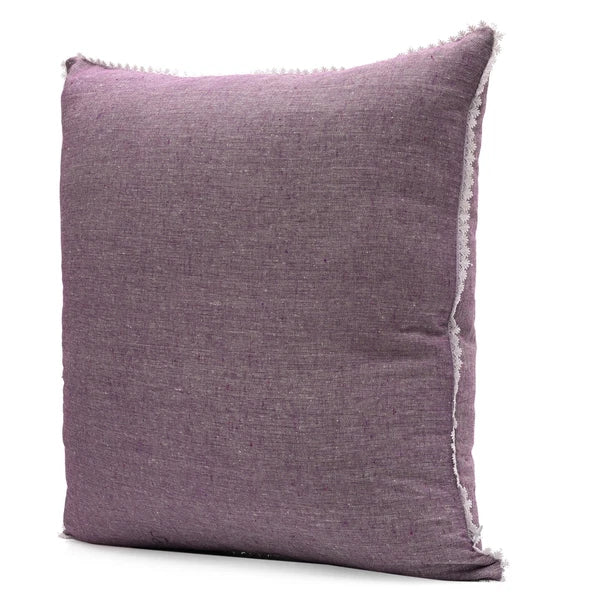 Cushion Cover Home Sofa Decor Cotton Throw Pillow Case Covers Solid with Lace S5