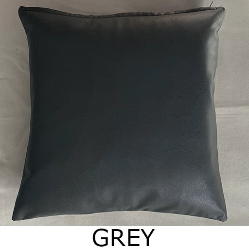 Premium PVC Faux Leather Cushion Cover Handmade Pillow Case Sofa Bed Home Decor