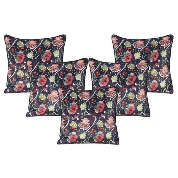 Velvet Pillowcase Cover Home Sofa Bed Decorative Cushion Covers Soft Pillows 5Pc