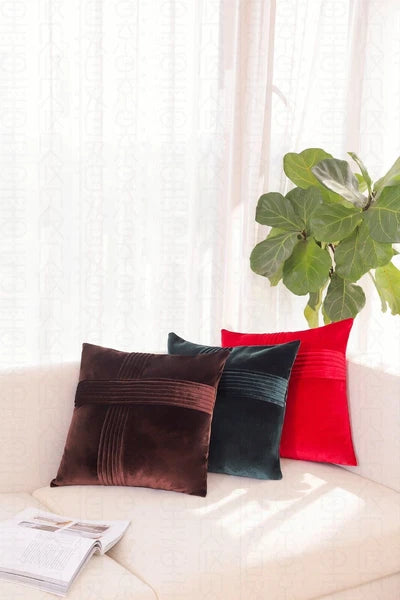 Throw Pillow Covers Set Of 2 Sofa Decor Velvet Cushion Cases 4 Sizes Multicolor
