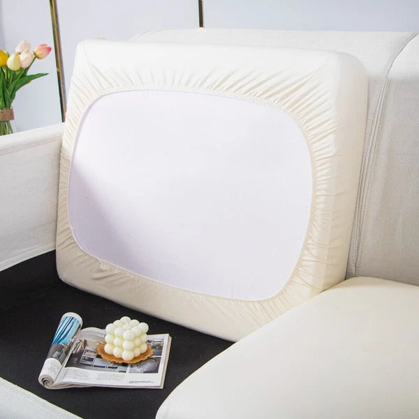1 2 3 Seater Stretch Sofa Cushion Covers PU Leather Waterproof Couch Seat Cover
