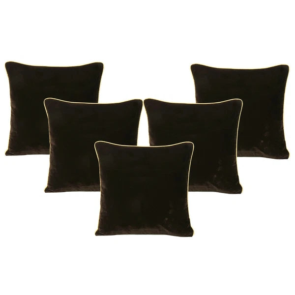 Decorative Velvet Cushion Cover Cozy Couch Zipper Throw Pillowcase Home Decor