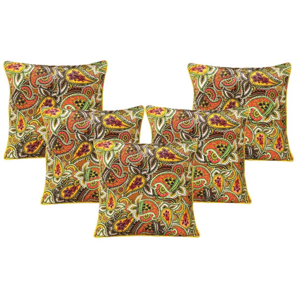 Velvet Pillowcase Cover Home Sofa Bed Decorative Cushion Covers Soft Pillows 5Pc