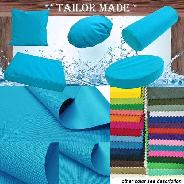 PL22-TAILOR MADE Teal Blue Outdoor Waterproof Sun Umbrella Patio sofa seat cover