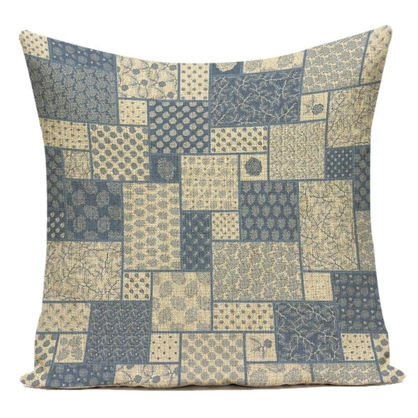 Retro Geometry Decorative Throw Pillow Case Sofa Chair Bed Cushion Cover Ethnic