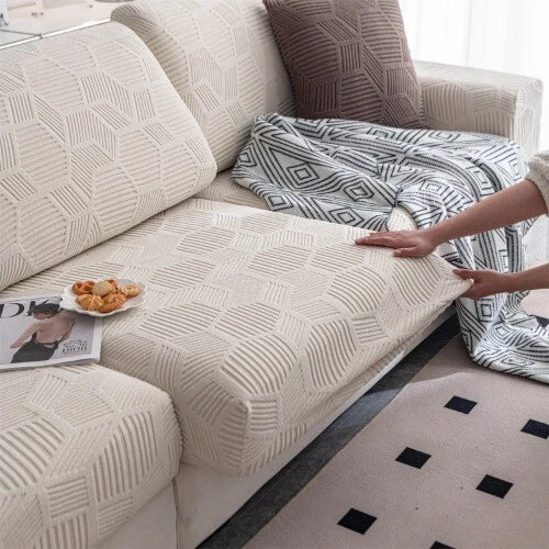1Piece Peism Jacquard Stretch Sofa Cover Cushion Cover, For Living Room