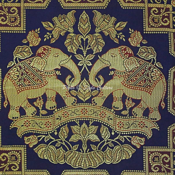 Indian Sofa Cushion Cover Handmade Brocade Silk Pillow Case Cover Throw 12 X 12"
