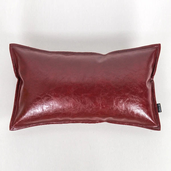 Faux Leather Throw Pillow Case Square Luxury Cushion Covers Bar Sofa Home Decor