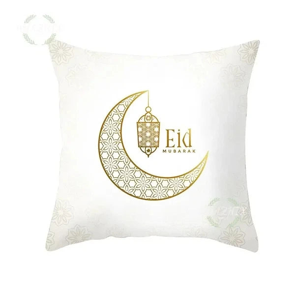 Ramadan Decoration Pillowcase Mosque Muslim Pillow Family Sofa Bed Eid Mubarak