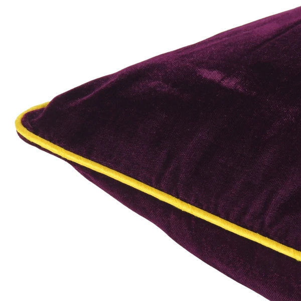 Premium Wine Velvet Pillowcase Cushion Cover with Zipper Closure For Home Decor