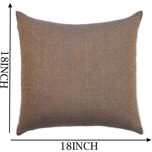 Cushion Cover Home Sofa Decor Cotton Throw Pillow Case Covers Solid with Lace S5
