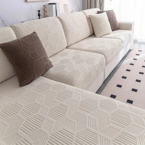 1Piece Peism Jacquard Stretch Sofa Cover Cushion Cover, For Living Room